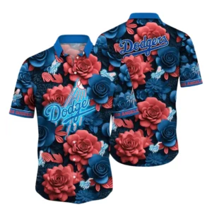 Los Angeles Dodgers Hawaiian Shirt All Over Print, Custom Name TN030625Y7HWCT15MBLAD