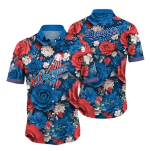 Los Angeles Dodgers Hawaiian Shirt All Over Print, Custom Name TN030625Y7HWCT5MBLAD
