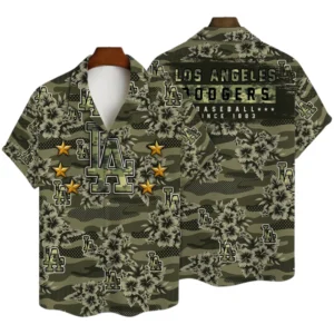 Los Angeles Dodgers Hawaiian Shirt All Over Print, Custom Name TN29525Y7HWCT8MBLAD