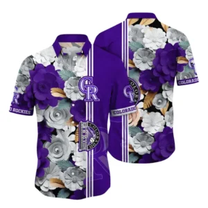 Colorado Rockies Hawaiian Shirt All Over Print, Custom Name TN310525Y7HWCT10MBCOL