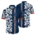 Navy Tropical Flower 2