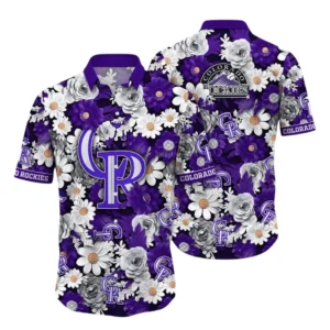 Colorado Rockies Hawaiian Shirt All Over Print, Custom Name TN310525Y7HWCT18MBCOL