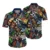 Navy Tropical Flower 3