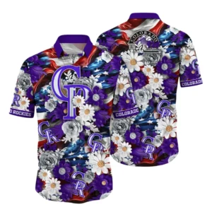 Colorado Rockies Hawaiian Shirt All Over Print, Custom Name TN310525Y7HWCT7MBCOL
