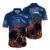 Navy Tropical Flower 2